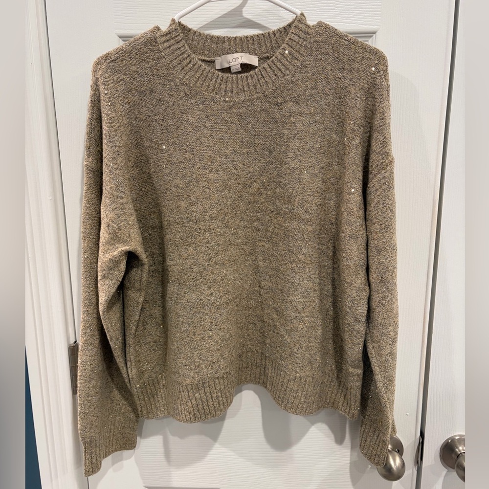 LOFT Women's shimmering Sweater